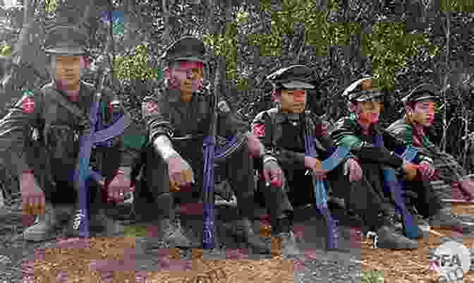 A Chinese Soldier Stands Amidst A Group Of Villagers In Burma The Way To Burma: A Beautiful Chinese Story