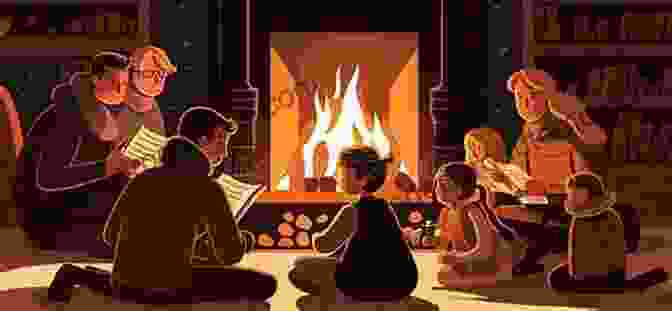 A Cozy Family Gathered Around, Reading The Little Of Advent: Daily Wisdom From The World S Greatest Spiritual Teachers