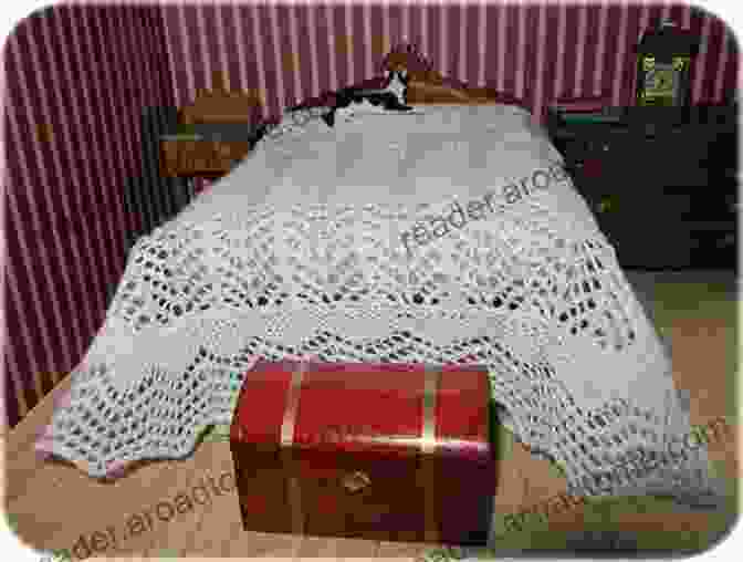 A Crochet Bedspread With A Striped Pattern Bedspread Crochet: A Collection Of Modern Bedspreads Crochet: Crochet For Beginners