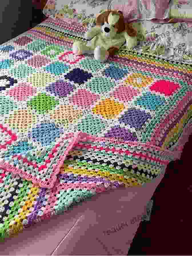 A Crochet Bedspread With Bold Geometric Design Bedspread Crochet: A Collection Of Modern Bedspreads Crochet: Crochet For Beginners