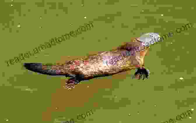 A Curious Platypus Swimming In An Australian River Animals Of Australia