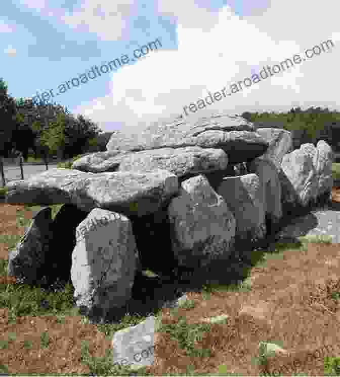 A Dolmen, A Neolithic Burial Chamber, Stands In The Basque Country. The Megalithic Culture Of The Basque People