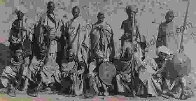 A Group Of Afridis, Clad In Traditional Attire The Tribal Pashtuns AFRIDIS