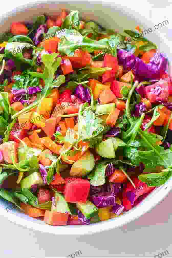 A Healthy And Colorful Salad Hey 365 Cheese Salad Recipes: From The Cheese Salad Cookbook To The Table