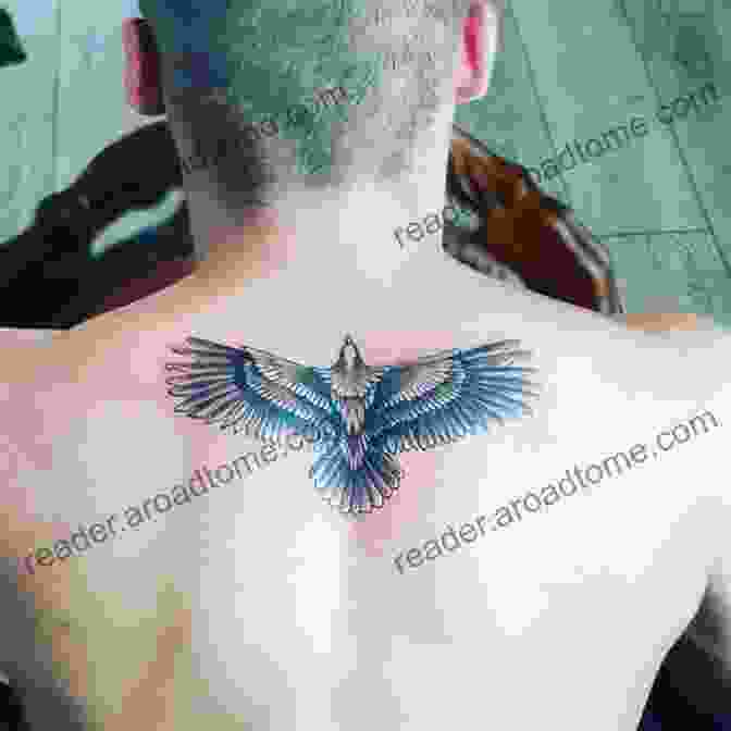 A Hyperrealistic Tattoo Of An Eagle On A Person's Back. Photo Of Tattoo Body Art: The Most Interesting Of Body Tattoo That You Should Not Miss