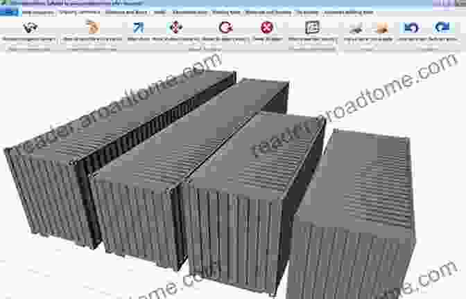 A Laptop Displaying 3D Design Software For Container Homes 6 Pack Shipping Container Home Designs + House Plans: Our Top 6 Shipping Container House Designs (Shipping Container Homes)