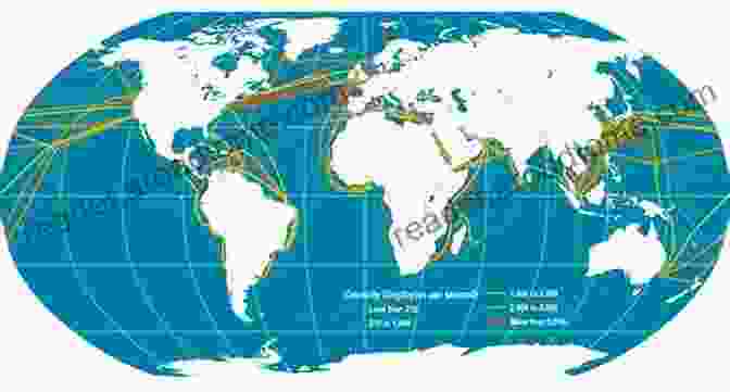 A Map Of The Global Network Of Undersea Cables, Connecting Continents And Nations. Connected: A Brief History Of Global Telecommunications