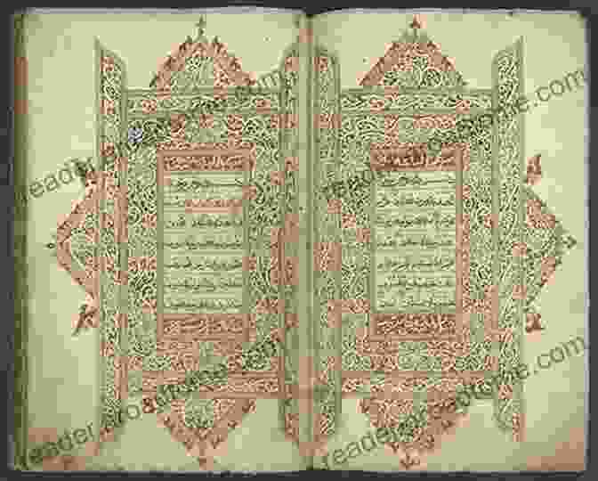 A Page From A Beautifully Illuminated Quran Manuscript, Showcasing The Artistry And Devotion Of Skilled Scribes The Collection And Preservation Of The Quran