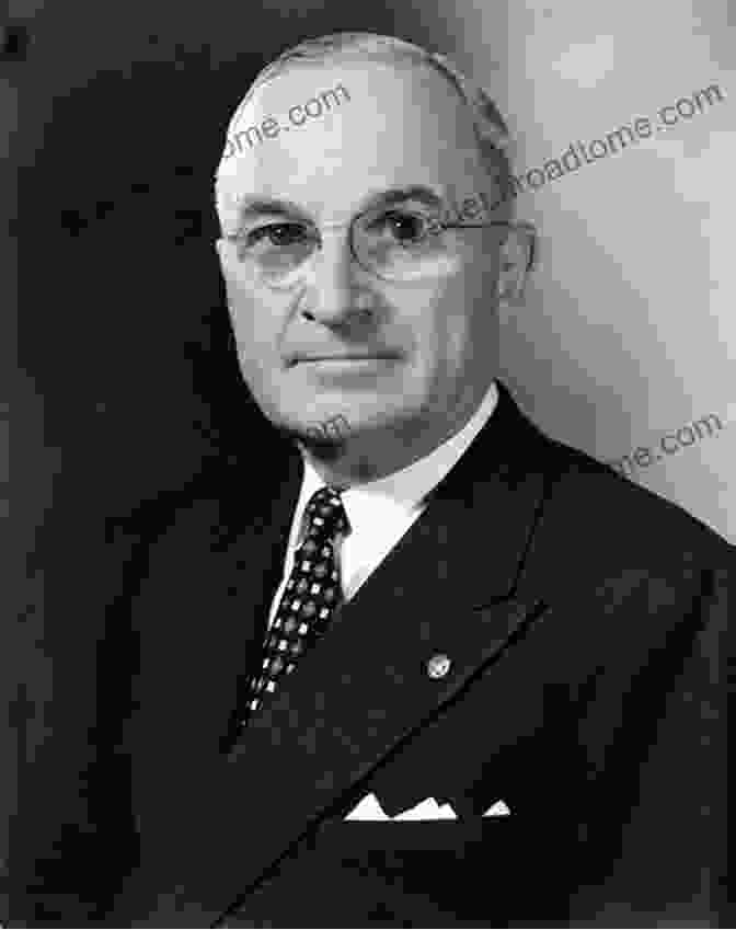 A Portrait Of President Truman In A Suit And Tie, Sitting At His Desk In The Little White House, Gazing Out The Window. Little White House