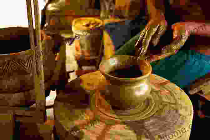 A Potter Working On A Spinning Pottery Wheel THE EASY POTTERY TECHNIQUES: Most Widely Practiced Crafts The Skills Techniques And Natural Materials For Pottery