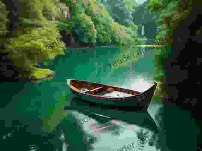 A Serene Image Of A Coracle Gliding Across The Calm Waters Of A Lake, Showcasing Its Graceful Curvature And Sturdy Construction. How To Build A Coracle