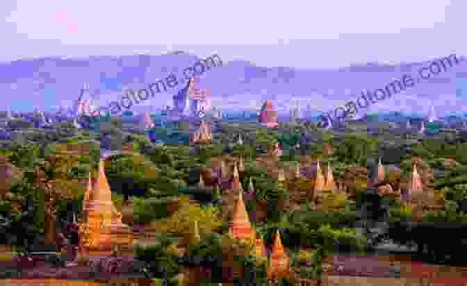 A Stunning Landscape Of Myanmar, With Lush Greenery And Golden Pagodas The Way To Burma: A Beautiful Chinese Story