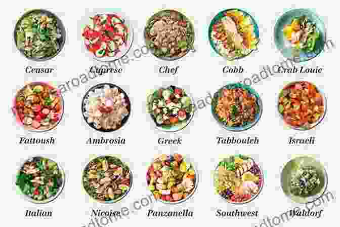 A Variety Of Salad Ingredients Hey 365 Cheese Salad Recipes: From The Cheese Salad Cookbook To The Table