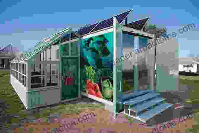 An Aquaponics Shipping Container Home With A Modern Facade And Ample Natural Light. Aquaponics Shipping Container Homes: (2 In 1) Complete Guide To Hydroponic And Aquaponic Gardening + The Beginners Guide To Designing Building Investing