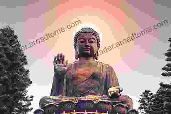 An Ornate Statue Of Buddha, Representing His Teachings And Legacy The Life Of Buddha