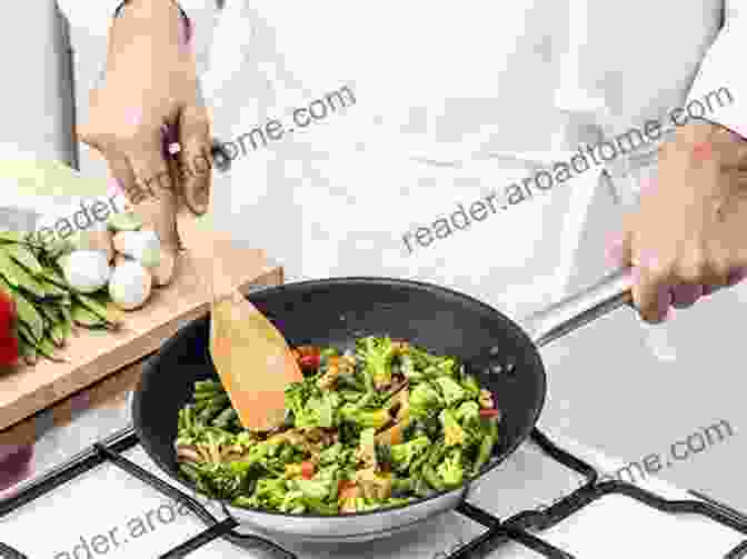 Chef Sautéing Vegetables In A Traditional French Skillet Healthy French Cookbook: Learn About French Food And How It Affects Your Health