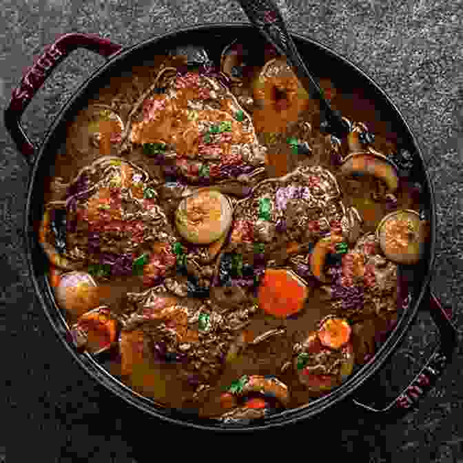 Coq Au Vin (Chicken In Red Wine) Food Around The World: Best Five Recipes Of France Japan Italy With Nutrition Facts