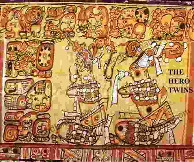 Depiction Of The Maya Creation Myth From The Popol Vuh, Featuring The Creator Deities Tepeu And Gucumatz The Myths Of The Popol Vuh In Cosmology Art And Ritual