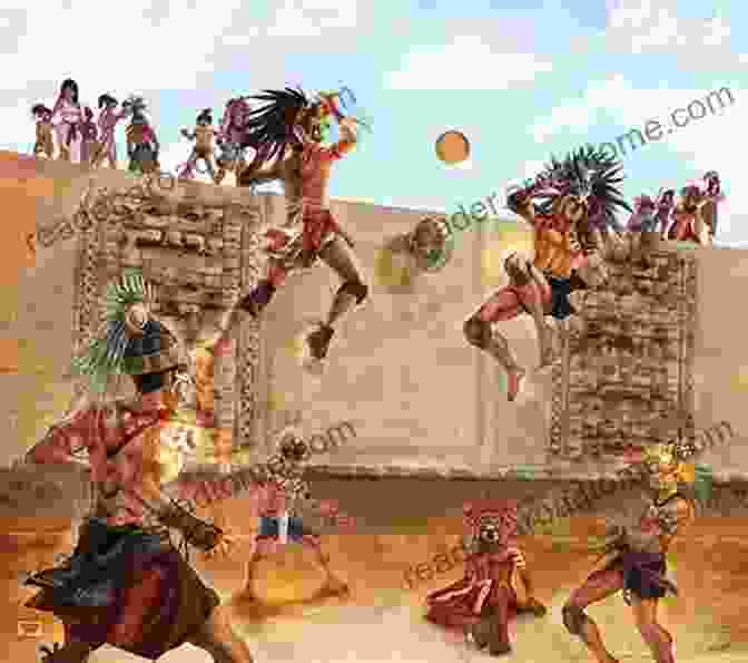 Depiction Of The Maya Ritual Ball Game, As Described In The Popol Vuh The Myths Of The Popol Vuh In Cosmology Art And Ritual