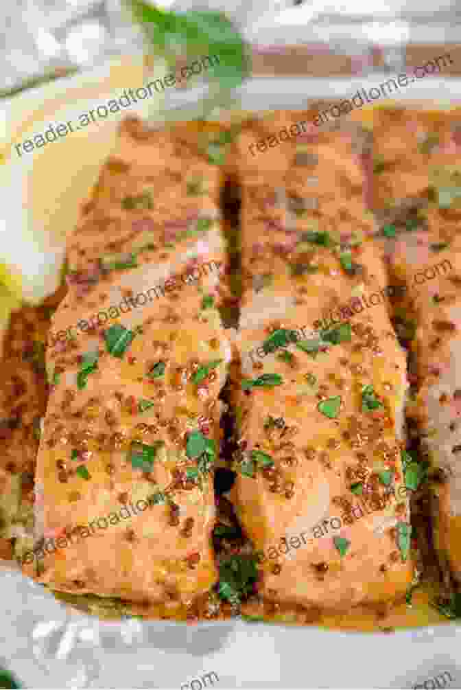 Flaky Grilled Salmon Drizzled In A Rich Honey Mustard Glaze BBQ Recipes For Beginners: Perfect Smoking With Amazing And Irresistible BBQ Recipes: Delicious Bbq Recipes