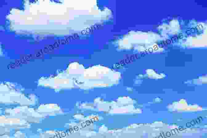 Fluffy White Clouds Floating In A Blue Sky Clouds (Mother Nature)