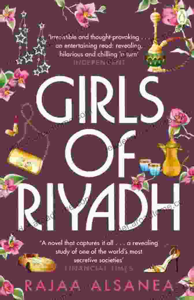 Girl From Riyadh Book Cover Featuring A Young Saudi Woman With A Determined Expression, Set Against The Backdrop Of The Riyadh Skyline A Girl From Riyadh