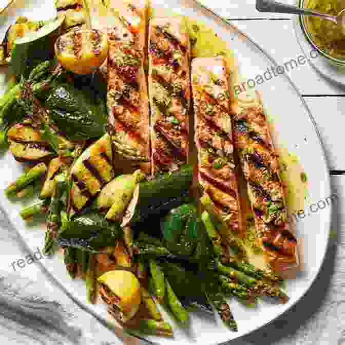 Grilled Salmon With Roasted Vegetables My Ultimate Zojirushi Indoor Electric Grill Cookbook: 100 Surprisingly Delicious And Healthy Style Recipes For Zojirushi Indoor Electric Grill To Your Cooker