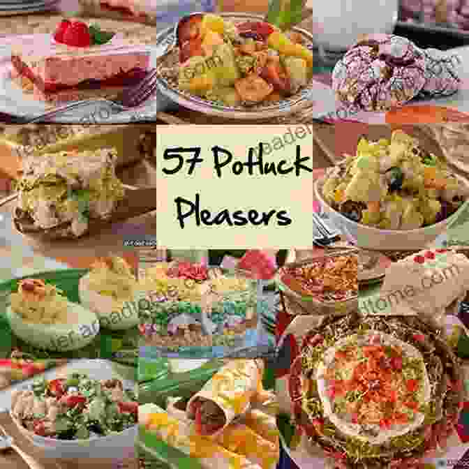 Image Of A Potluck Table Filled With A Variety Of Dishes 365 Selected Potluck Recipes: A Potluck Cookbook For All Generation