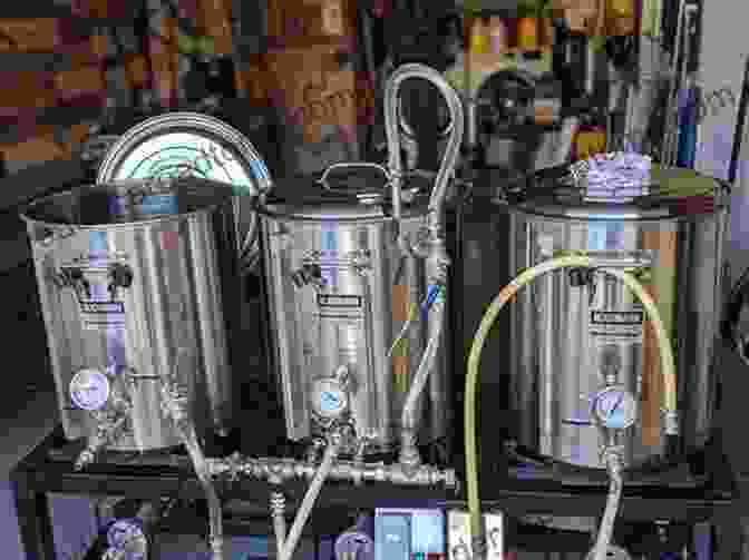 Image Of Homebrewing Equipment Home Brewing: A DIY Guide To Creating Your Own Craft Beer From Scratch