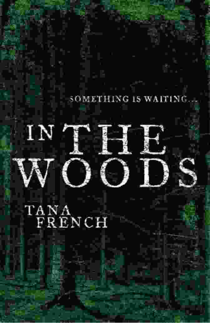 In The Woods Of Memory Book Cover, Featuring A Woman Standing In A Forest With A Haunting Expression In The Woods Of Memory