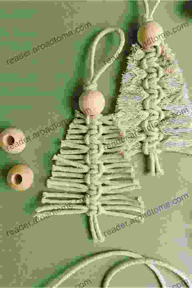 Lark's Head Knot Awesome DIY Christmas Macrames: Beautiful Macrame Christmas Patterns Tutorial To Make Your Home More Lovely