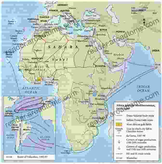 Map Of Ancient Trade Routes In Africa From The Book King Solomon S Mines (Illustrated With Historical Maps)