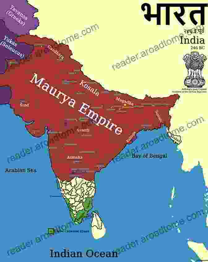 Map Of The Mauryan Empire At Its Greatest Extent Ancient India Ignored Civilizations And Dynasties