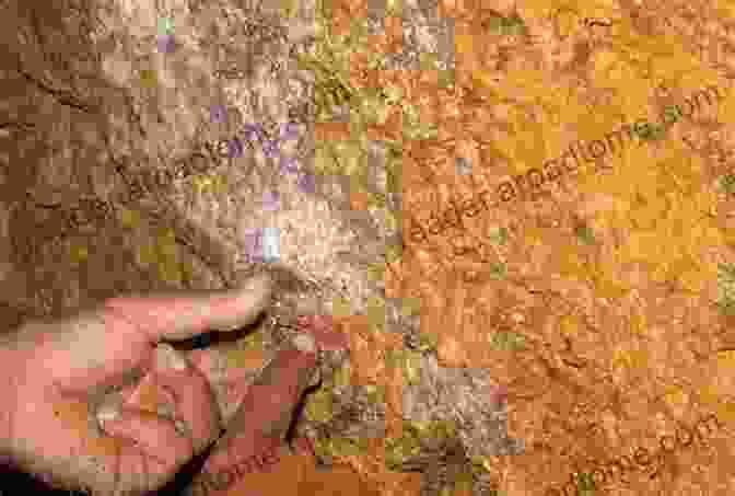 Miner Performing A Controlled Detonation In The Mine, Revealing Golden Veins My Day At Work In An Underground Gold Mine