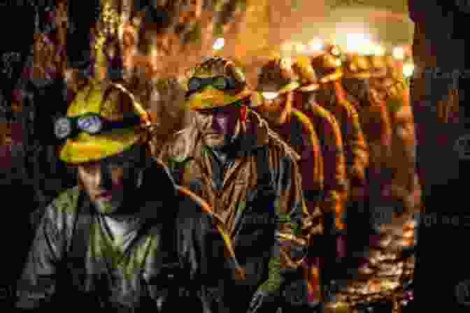 Miners Working Together In A Mine, Demonstrating Teamwork And Camaraderie. Old Coal Miner: A Life Of Working In Mines In The World: Mad Miner Gra