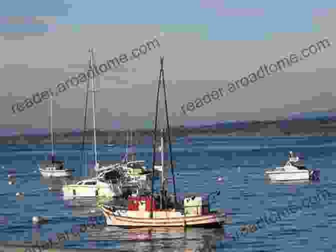 Monterey Bay With Sailboats And Coastal Town Pacific Coast Highway In California (Images Of America)