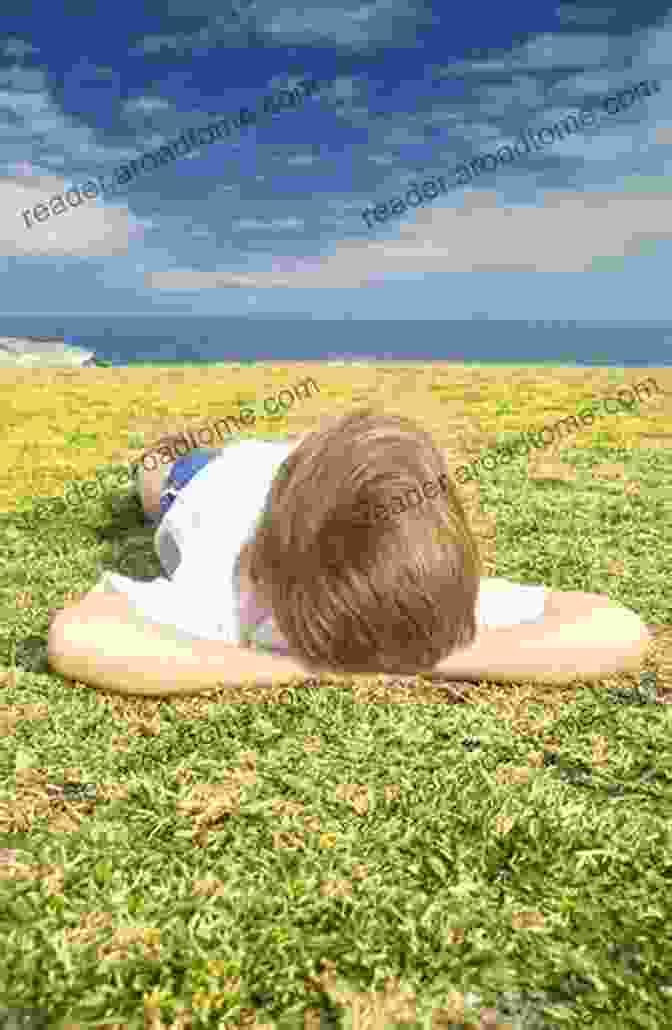 Person Lying On Grass, Gazing Up At Clouds Clouds (Mother Nature)