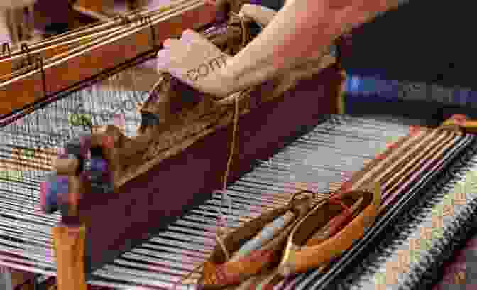 Two Hands Weaving Threads On A Traditional Loom THE EASY POTTERY TECHNIQUES: Most Widely Practiced Crafts The Skills Techniques And Natural Materials For Pottery