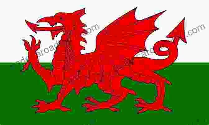 Welsh Dragon Flag Representing Wales British Cookbook: 80+ Traditional British Recipes From Across The United Kingdom