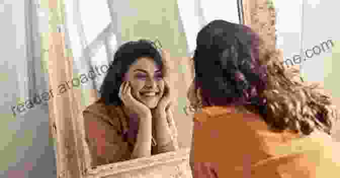 Woman Looking At Herself In A Mirror With A Positive Expression OVERCOMING NEGATIVE SELF IMAGE: Easy Ways To Boost Low Self Esteem And Finally Believe In Yourself