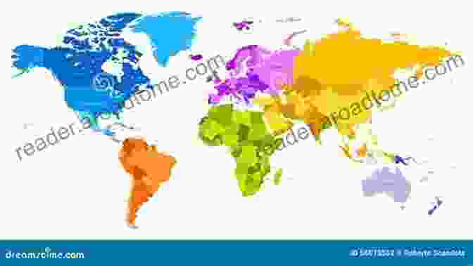 World Map With Vibrant Colors Representing Diverse Cultures Visions Of Development In Central Asia: Revitalizing The Culture Concept (Contemporary Central Asia: Societies Politics And Cultures)